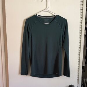 Patagonia Capilene Midweight Deep Teal Long Sleeve Top